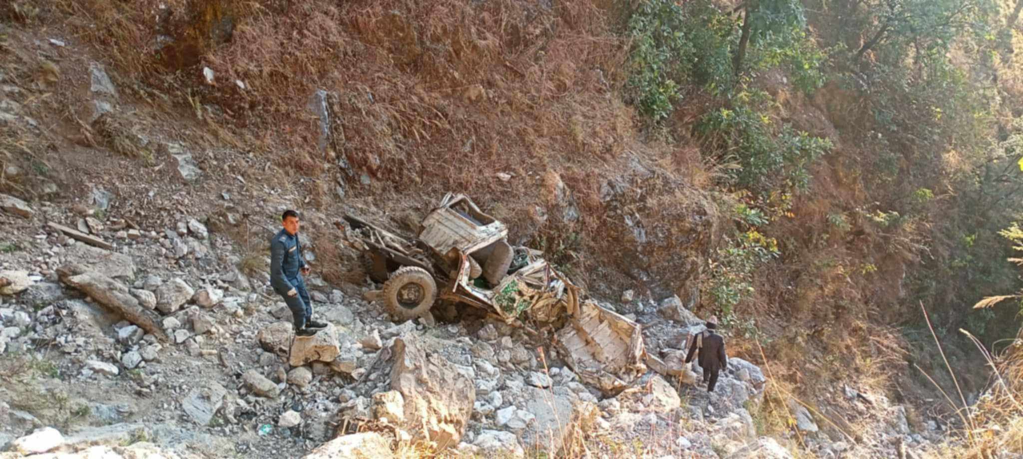 बैतडीमा जिप दुर्घटना हुँदा २ जनाको मृत्यु, ४ घाइते