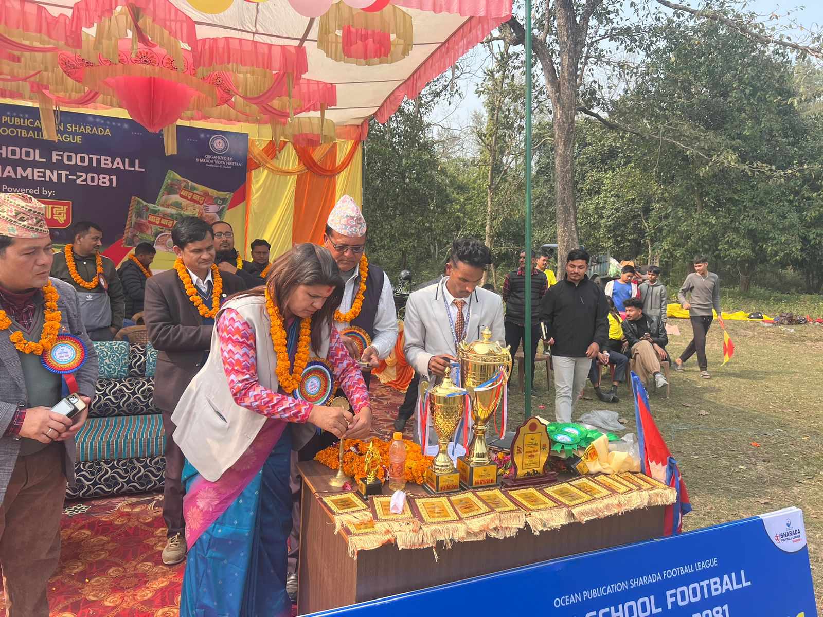 कैलालीमा प्रदेशस्तरीय अन्तरविद्यालय फुटबल प्रतियोगिता, राज्यमन्त्री खड्काद्वारा उद्घाटन